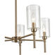 Chastine 5 Light 22 inch Modern Gold Chandelier Ceiling Light